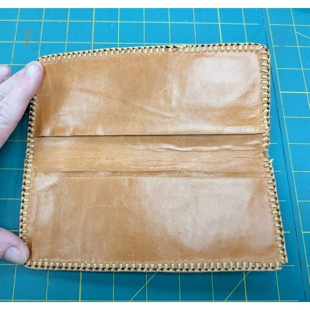 Leather Tooled Checkbook Cover 8